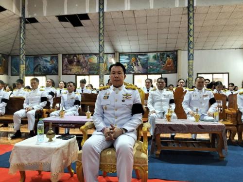 พช.น้ำขุ่น ร่วมพิธีบำเพ็ญกุศล "สตมวาร" (100 วัน) น้อมรำลึกในพระมหากรุณาธิคุณ และถวายเป็นพระราชกุศลแด่สมเด็จพระนางเจ้าสิริกิติ์ พระบรมราชินีนาถ พระบรมราชชนนีพันปีหลวง